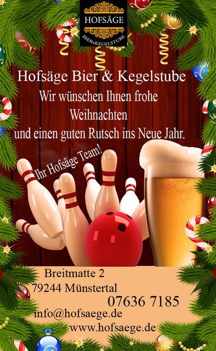 Hofsage Bier & Kegelstube